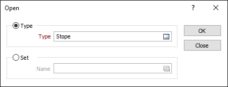 The Open Wireframe Type form